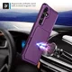 Samsung Galaxy S25 FE Hoesje 3-in-1 Pasjes Portemonnee Back Cover Paars afbeelding 5