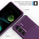 Samsung Galaxy S25 FE TPU Back Cover met Kunstleren Wallet Paars afbeelding 9