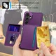 Samsung Galaxy S25 FE TPU Back Cover met Kunstleren Wallet Paars afbeelding 6