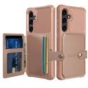 Samsung Galaxy S25 FE Hoesje 3-in-1 Pasjes Portemonnee Back Cover Roze