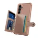 Samsung Galaxy S25 FE Hoesje 3-in-1 Pasjes Portemonnee Back Cover Roze afbeelding 7