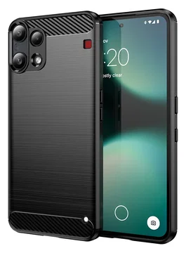 AVIZAR Hoesje Geschikt voor Nothing Phone 3a Silicone Zacht Telefoonhoesje Transparant
