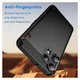 Nothing Phone 3a Lite Hoesje Geborsteld TPU Flexibele Back Cover Zwart afbeelding 2