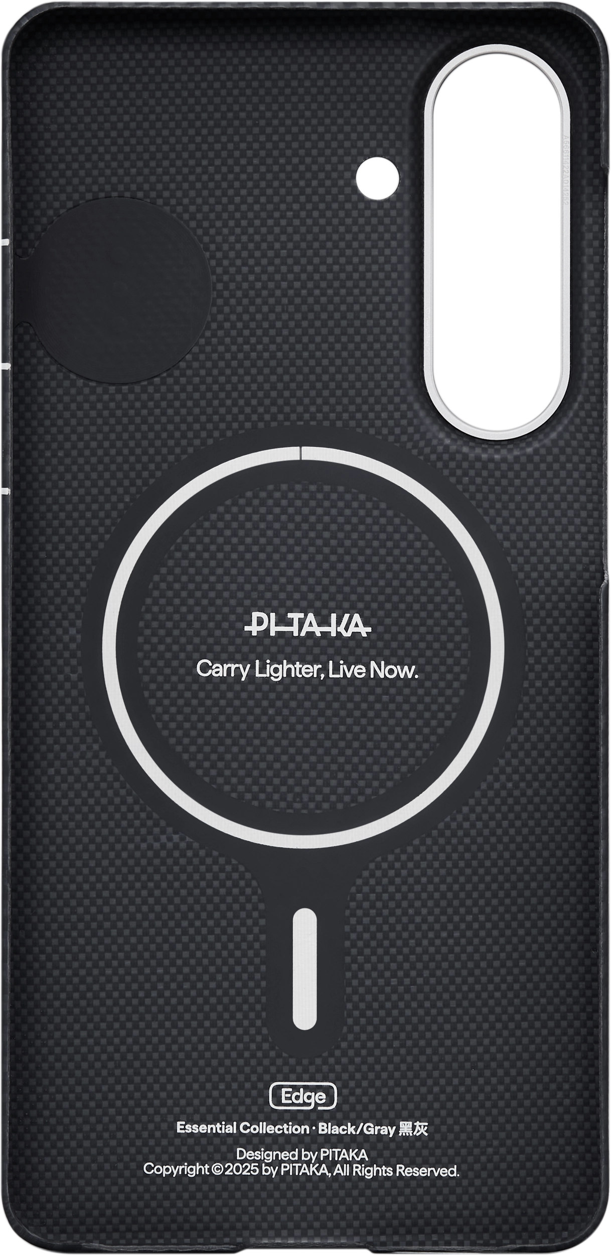 PITAKA Edge Samsung Galaxy S26 Hoesje 600D Magnetic Ultra Dun Zwart afbeelding 7