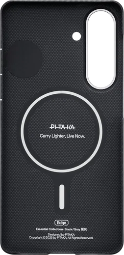 PITAKA Edge Samsung Galaxy S26 Hoesje 600D Magnetic Ultra Dun Zwart afbeelding 7
