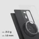 PITAKA Edge Samsung Galaxy S26 Plus Hoesje 600D Magnetic Ultra Dun Zwart afbeelding 4