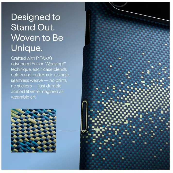 PITAKA Edge Samsung Galaxy S26 Ultra Hoesje 600D Magnetic Ultra Dun Milky Way afbeelding 3