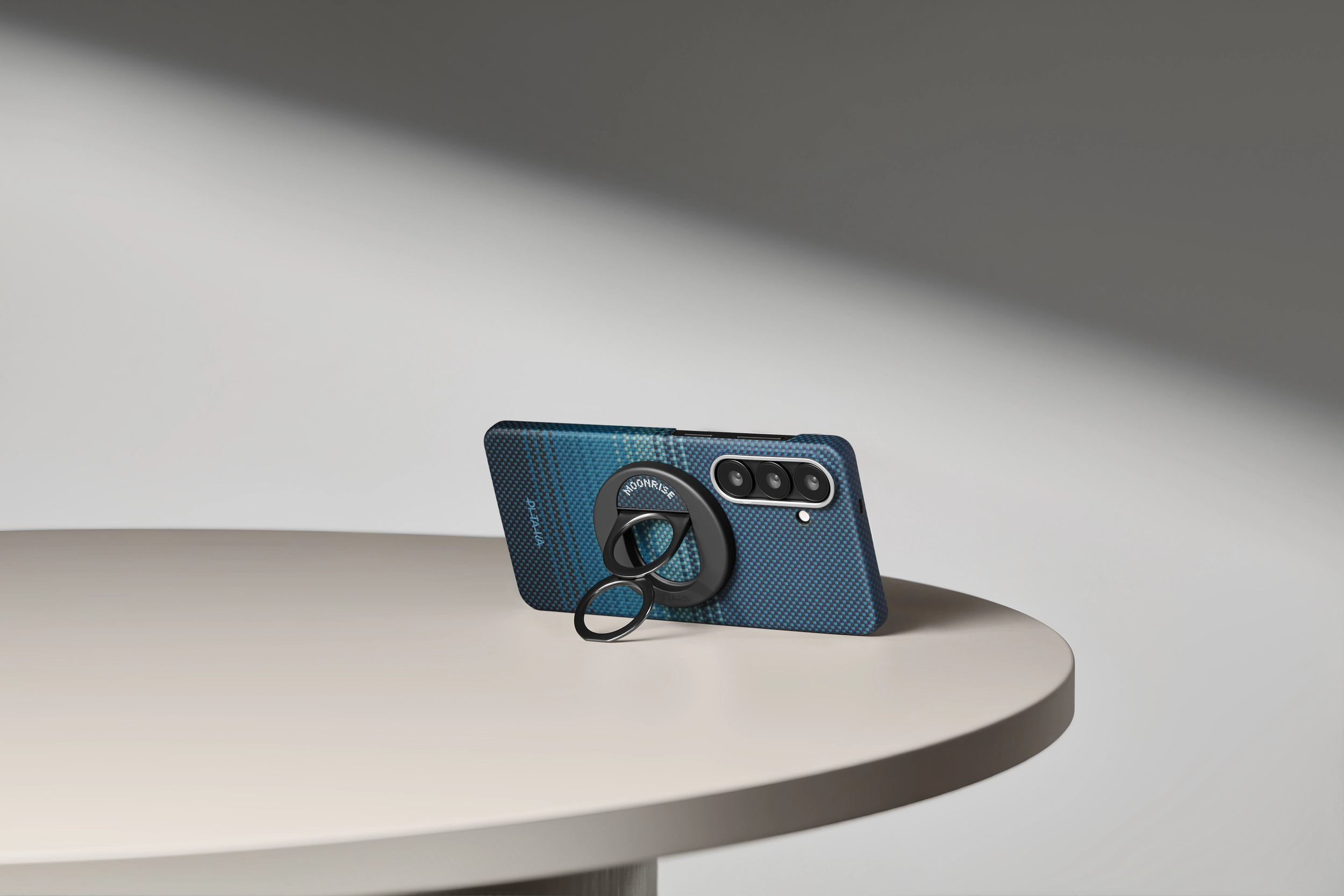 PITAKA Edge Samsung Galaxy S26 Plus Hoesje 600D Magnetic Ultra Dun Moonrise afbeelding 6