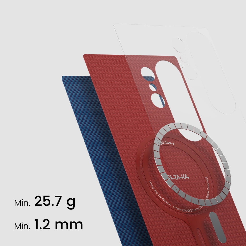 PITAKA Edge Samsung Galaxy S26 Ultra Hoesje 600D Magnetic Ultra Dun Horizon afbeelding 4