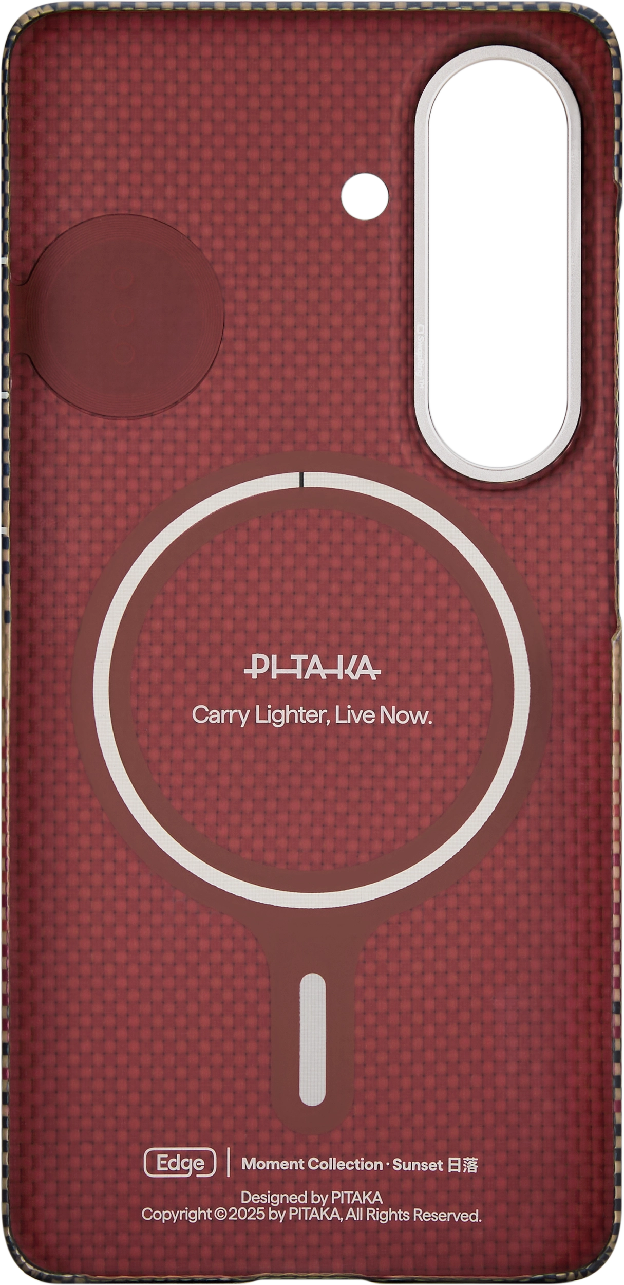 PITAKA Edge Samsung Galaxy S26 Plus Hoesje 600D Magnetic Ultra Dun Sunset afbeelding 8