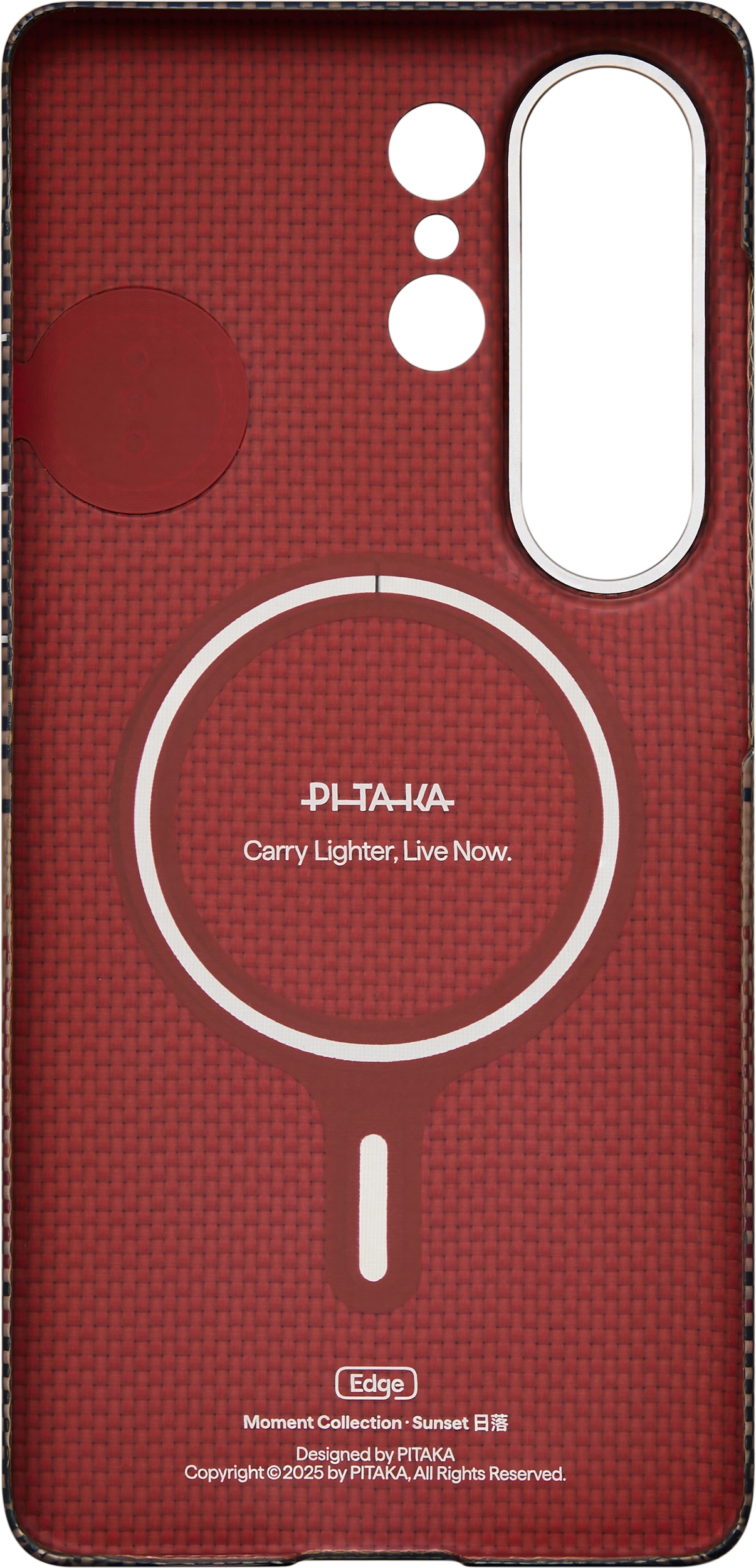 PITAKA Edge Samsung Galaxy S26 Ultra Hoesje 600D Magnetic Ultra Dun Sunset afbeelding 7