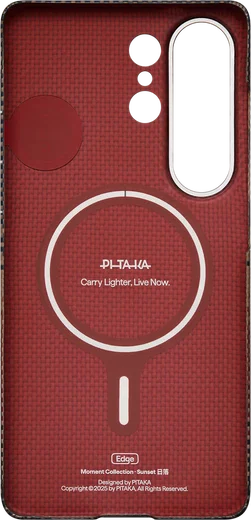 PITAKA Edge Samsung Galaxy S26 Ultra Hoesje 600D Magnetic Ultra Dun Sunset afbeelding 7