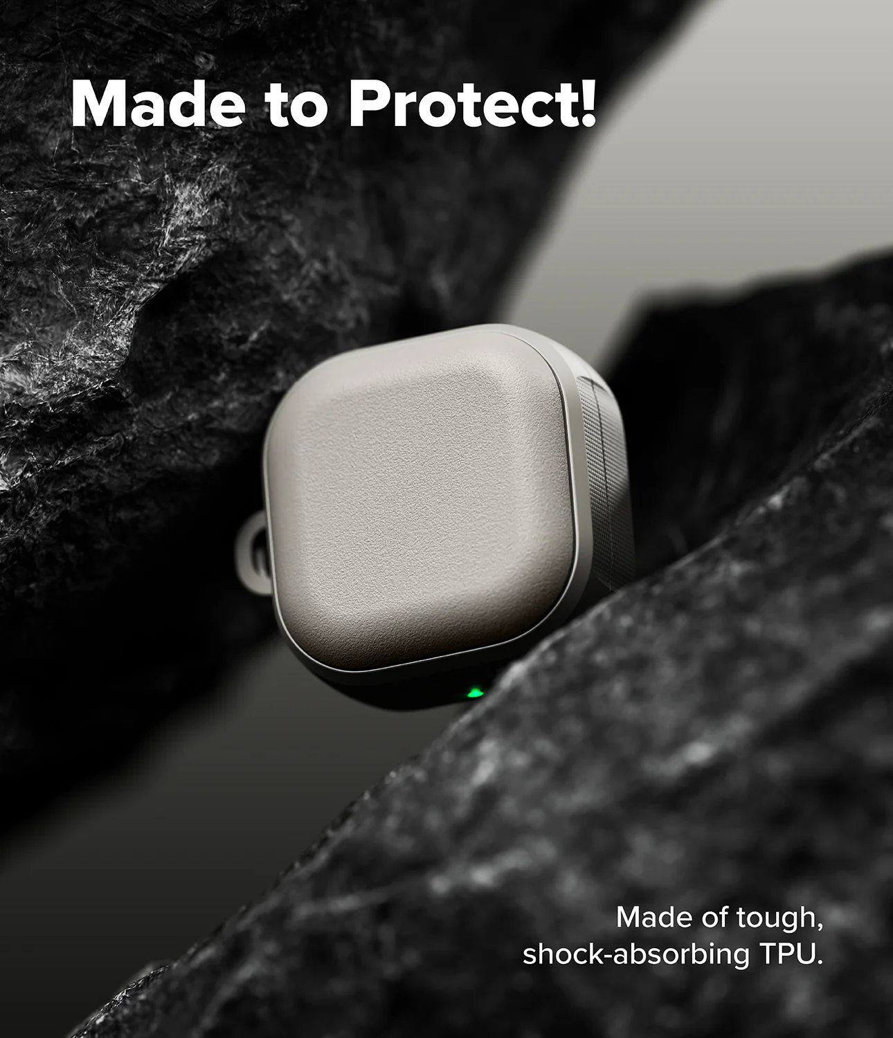 Ringke Onyx Magnetic Cover Samsung Galaxy Buds 4 / 4 Pro Hoesje Grijs afbeelding 2