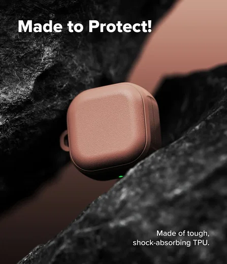 Ringke Onyx Magnetic Cover Samsung Buds 4 Hoesje Case Bruin afbeelding 4
