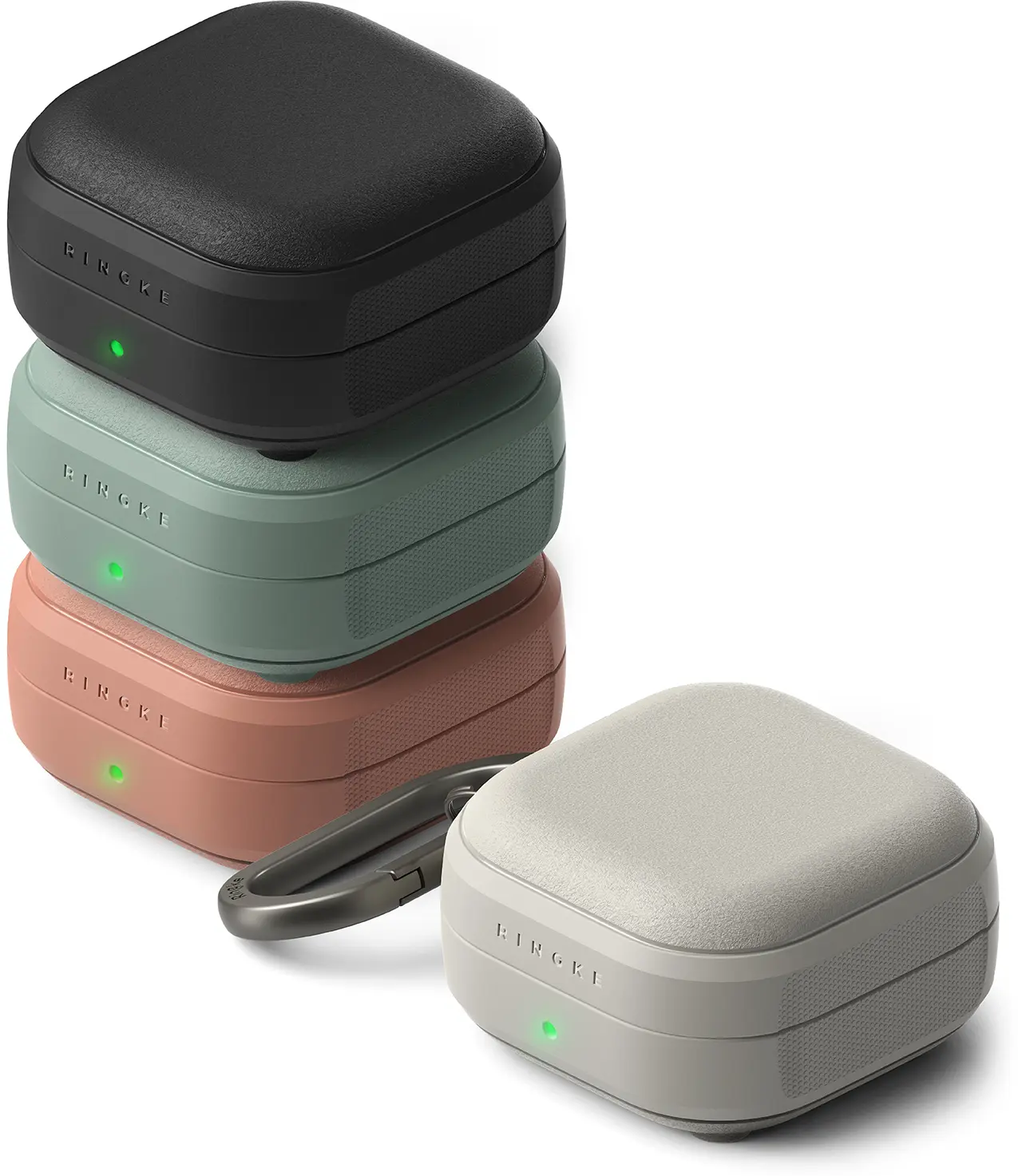 Ringke Onyx Magnetic Cover Samsung Buds 4 Hoesje Case Bruin afbeelding 12