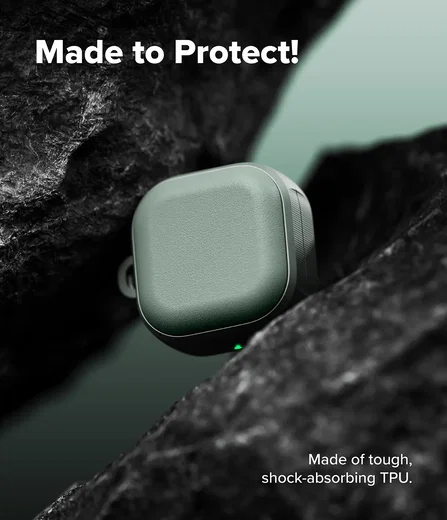 Ringke Onyx Magnetic Cover Samsung Buds 4 Hoesje Case Groen afbeelding 5