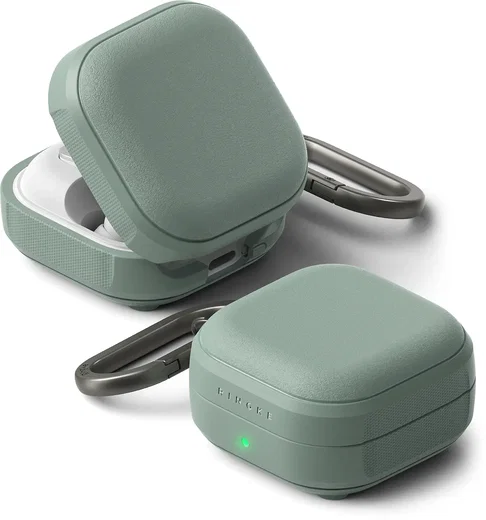 Ringke Onyx Magnetic Cover Samsung Buds 4 Hoesje Case Groen afbeelding 1