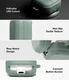 Ringke Onyx Magnetic Cover Samsung Buds 4 Hoesje Case Groen afbeelding 7