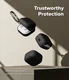 Ringke Silicone Case Samsung Galaxy Buds 4 / 4 Pro Hoesje Siliconen Cover Zwart afbeelding 2