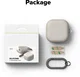 Ringke Silicone Case Samsung Galaxy Buds 4 / 4 Pro Hoesje Siliconen Cover Beige afbeelding 11