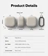 Ringke Silicone Case Samsung Galaxy Buds 4 / 4 Pro Hoesje Siliconen Cover Beige afbeelding 10