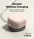 Ringke Silicone Case Samsung Galaxy Buds 4 / 4 Pro Hoesje Siliconen Cover Roze afbeelding 3