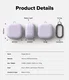 Ringke Silicone Case Samsung Galaxy Buds 4 / 4 Pro Hoesje Siliconen Cover Paars afbeelding 10