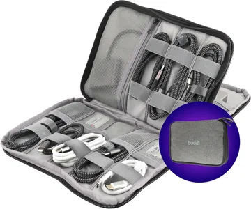Buddi Sorted Kabel Organizer Opbergtas voor Kabels en Accessoires