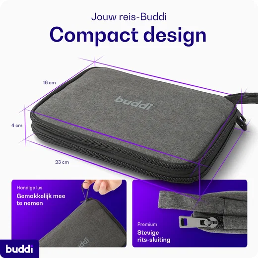 Buddi Sorted Kabel Organizer Opbergtas voor Kabels en Accessoires afbeelding 3