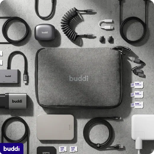 Buddi Sorted Kabel Organizer Opbergtas voor Kabels en Accessoires afbeelding 6