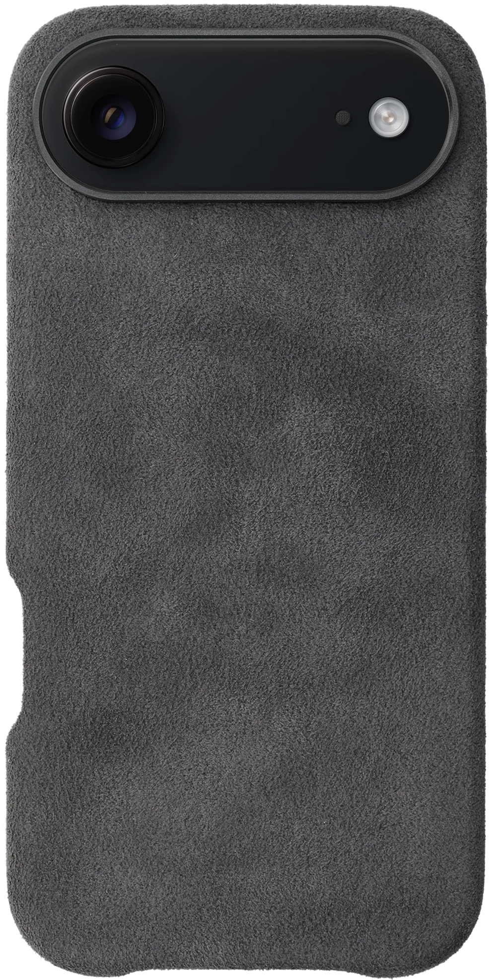 Rosso Avanti Apple iPhone Air Hoesje Alcantara MagSafe Back Cover Grijs afbeelding 1