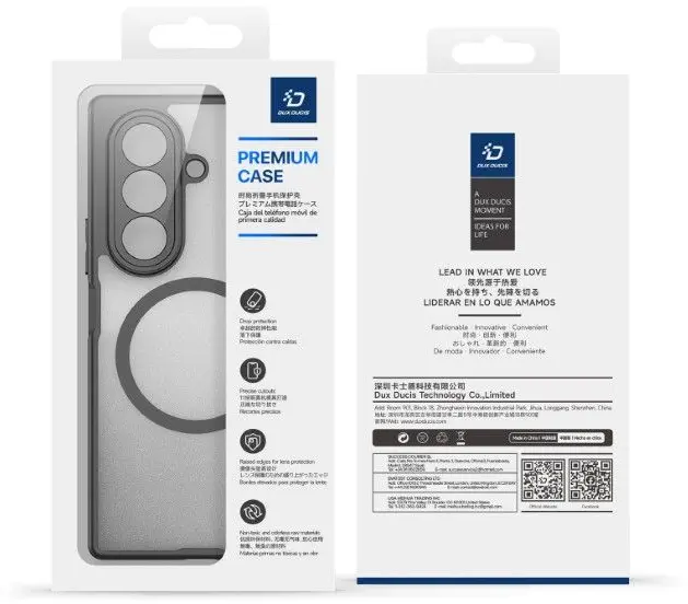 Dux Ducis Expn Samsung Galaxy Z Fold 7 Hoesje MagSafe / Qi2 Back Cover Zwart afbeelding 10