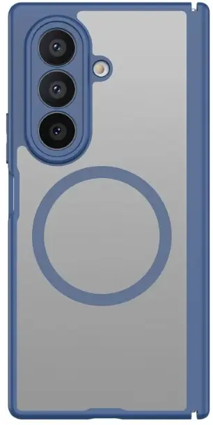 Dux Ducis Expn Samsung Galaxy Z Fold 7 Hoesje MagSafe / Qi2 Back Cover Blauw afbeelding 2