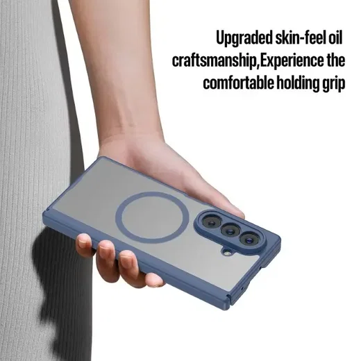 Dux Ducis Expn Samsung Galaxy Z Fold 7 Hoesje MagSafe / Qi2 Back Cover Blauw afbeelding 4