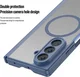 Dux Ducis Expn Samsung Galaxy Z Fold 7 Hoesje MagSafe / Qi2 Back Cover Blauw afbeelding 5