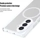 Dux Ducis Expn Samsung Galaxy Z Fold 7 Hoesje MagSafe / Qi2 Back Cover Wit afbeelding 5