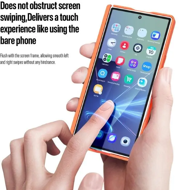 Dux Ducis Expn Samsung Galaxy Z Fold 7 Hoesje MagSafe / Qi2 Back Cover Oranje afbeelding 6