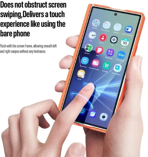 Dux Ducis Expn Samsung Galaxy Z Fold 7 Hoesje MagSafe / Qi2 Back Cover Oranje afbeelding 6