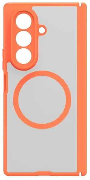 Dux Ducis Expn Samsung Galaxy Z Fold 7 Hoesje MagSafe / Qi2 Back Cover Oranje afbeelding 1