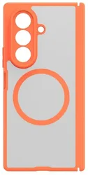 Dux Ducis Expn Samsung Galaxy Z Fold 7 Hoesje MagSafe / Qi2 Back Cover Oranje afbeelding