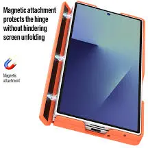 Dux Ducis Expn Samsung Galaxy Z Fold 7 Hoesje MagSafe / Qi2 Back Cover Oranje afbeelding 7