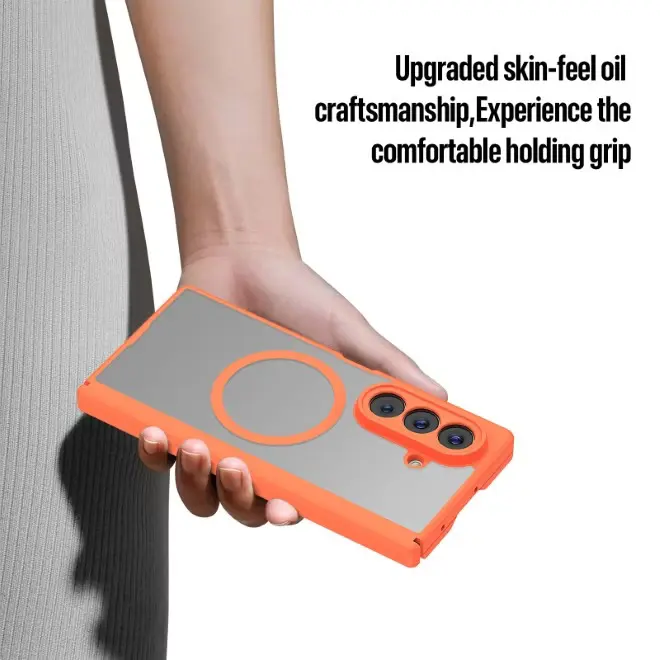Dux Ducis Expn Samsung Galaxy Z Fold 7 Hoesje MagSafe / Qi2 Back Cover Oranje afbeelding 4