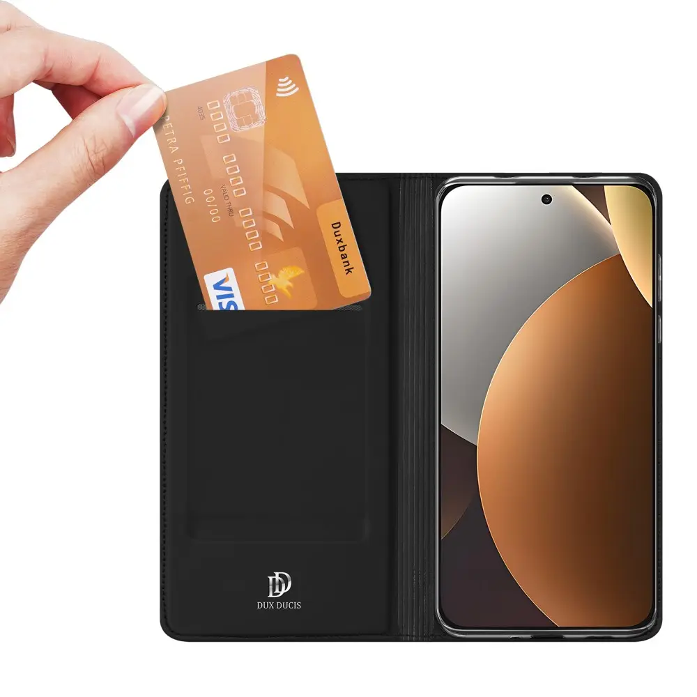 Dux Ducis Skin Pro Xiaomi Redmi Note 15 Pro 5G Hoesje Wallet Book Case Zwart afbeelding 4