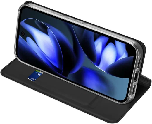 Dux Ducis Skin Pro Google Pixel 10a Hoesje Portemonnee Book Case Zwart afbeelding 4