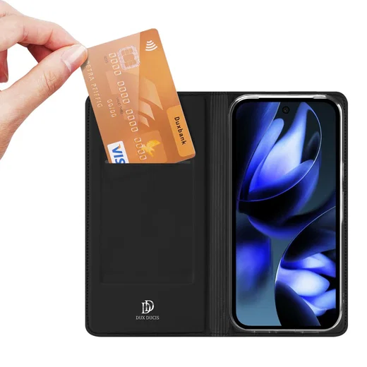 Dux Ducis Skin Pro Google Pixel 10a Hoesje Portemonnee Book Case Zwart afbeelding 2