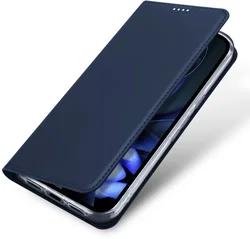 Dux Ducis Skin Pro Google Pixel 10a Hoesje Portemonnee Book Case Blauw afbeelding