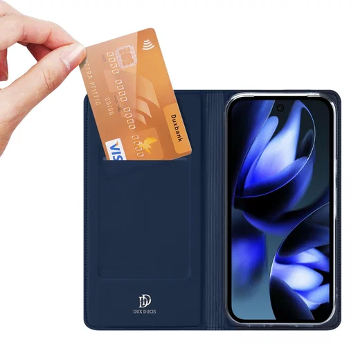 Dux Ducis Skin Pro Google Pixel 10a Hoesje Portemonnee Book Case Blauw afbeelding 2