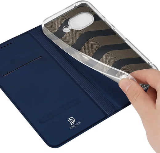 Dux Ducis Skin Pro Google Pixel 10a Hoesje Portemonnee Book Case Blauw afbeelding 5