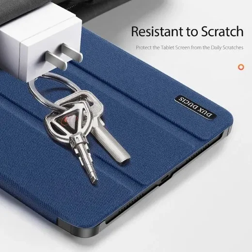Dux Ducis Domo OnePlus Pad Go 2 Hoes Tri-Fold Book Case Blauw afbeelding 4