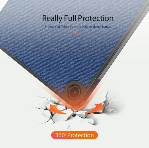 Dux Ducis Domo OnePlus Pad Go 2 Hoes Tri-Fold Book Case Blauw afbeelding 9